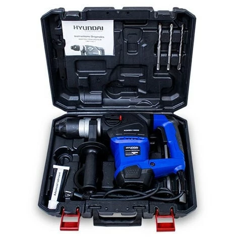 HYUNDAI Marteau Perforateur 1500 W 5.5 J 4350 CPM - Mandrin SDS Plus HMP1500-1 5 HYUNDAI Marteau Perforateur 1500 W 5.5 J 4350 CPM - Mandrin SDS Plus HMP1500-1 – Image 3
