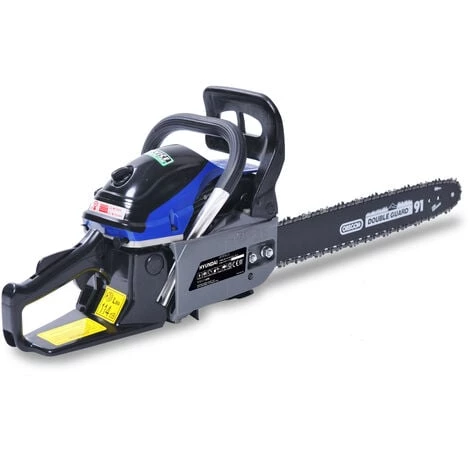 HYUNDAI Tronçonneuse Thermique 46 Cm³ 45 Cm - Guide Et Chaîne OREGON - Démarrage Manuel Avec Lanceur HTRT45-6 5 HYUNDAI Tronçonneuse Thermique 46 Cm³ 45 Cm - Guide Et Chaîne OREGON - Démarrage Manuel Avec Lanceur HTRT45-6 – Image 3