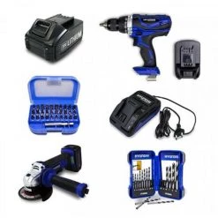 HYUNDAI Perceuse Percussion Sans Fil 20 V 40 Nm - Nombre De Batterie(s) Lithium 1 HPACKPPM4A