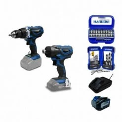 HYUNDAI Perceuse Percussion Sans Fil 20 V 40 Nm - Nombre De Batterie(s) Lithium 1 HPACKPPVC4A