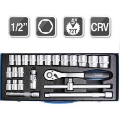 Hyundai Jeu D'outils Professionnels 1/2" 24 Pièces 10 Hyundai Jeu D'outils Professionnels 1/2" 24 Pièces -HYUNDAI Soldes 2022 21459298 4
