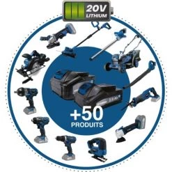 HYUNDAI Taille-haie Sans Fil 20 V 52 Cm HTH20V -HYUNDAI Soldes 2022 30481476 3