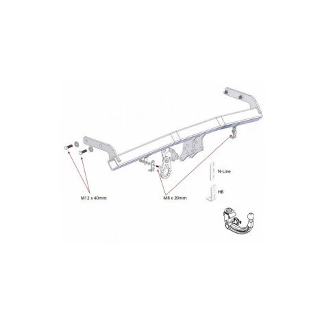 Attelage Hyundai I30 Berline Y Compris AdBlue Et N-Line (09/18-) RDSOV 4 Attelage Hyundai I30 Berline Y Compris AdBlue Et N-Line (09/18-) RDSOV – Image 2