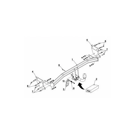 Attelage Hyundai Elantra (02/16-) RDSOH + Faisceau Universel 7 Broches + Boitier électronique 4 Attelage Hyundai Elantra (02/16-) RDSOH + Faisceau Universel 7 Broches + Boitier électronique – Image 2