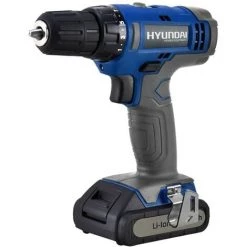 Perceuse Visseuse - HYUNDAI HPVD18L15-B - Sans Fil 20V 25NM Avec Coffret Et 2 Batteries 1,5Ah Et Chargeur