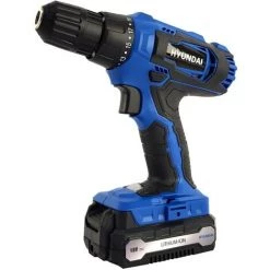 Pack D'outils 18V - HYUNDAI HPACK18V4 - Perceuse + Meuleuse + Scie Sauteuse - Ponceuse - 2 Batteries 1,5Ah Et Chargeur Inclus -HYUNDAI Soldes 2022 39731774 4