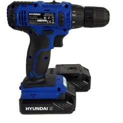 Perceuse Visseuse - HYUNDAI HPVD18L15-B - Sans Fil 20V 25NM - 2 Batteries 1,5Ah , Chargeur Et Coffret -HYUNDAI Soldes 2022 39731775 3