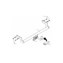 Attelage Hyundai Pony (04/95-) RDSOH + Faisceau Universel 7 Broches -HYUNDAI Soldes 2022 4735249 2