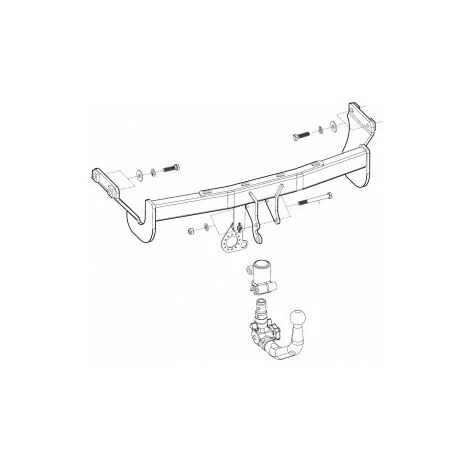 Attelage Hyundai I40 Break (07/11-) RDSOV + Faisceau Universel 7 Broches + Boitier électronique 4 Attelage Hyundai I40 Break (07/11-) RDSOV + Faisceau Universel 7 Broches + Boitier électronique – Image 2