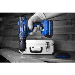 HYUNDAI Perceuse - Visseuse Sans Fil 20 V - 2 Batteries - Coffret Aluminium - 100 Accessoires HPV20V100