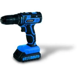 HYUNDAI Perceuse - Visseuse Sans Fil 20 V - 2 Batteries - Coffret Aluminium - 100 Accessoires HPV20V100 -HYUNDAI Soldes 2022 57162094 3