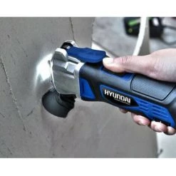 Outil Multifonction Hyundai HMT20V, Couper, Poncer, Décoller, Déjointer, Décaper, Creuser, Gratter, Batterie 2Ah Et Chargeur -HYUNDAI Soldes 2022 57178105 3