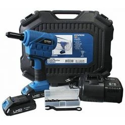 Hyundai HY-HYBR2201 Pince à Riveter 18 V Noir/bleu 1,6