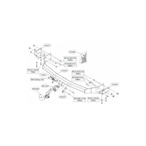 Attelage Hyundai Santa Fe (03/06-09/12) RDSOD 4 Attelage Hyundai Santa Fe (03/06-09/12) RDSOD – Image 2